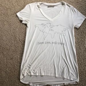 WanderLux vneck tshirt